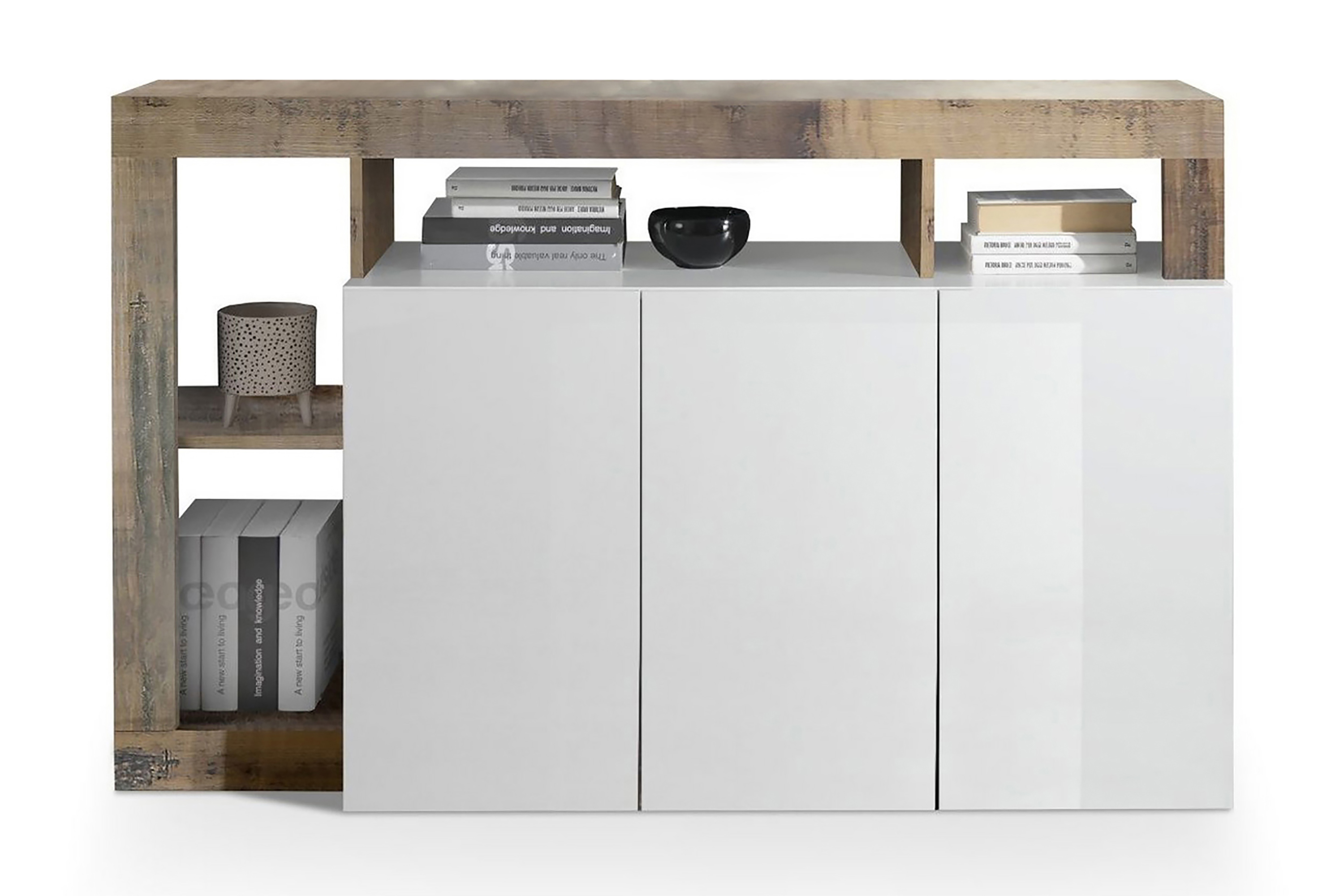 ellerau sideboard 42x146 cm vit -