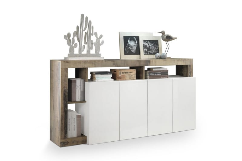 ELLERAU Sideboard 42x184 cm Vit - Förvaring - Förvaringsmöbler - Skänkar & sideboards