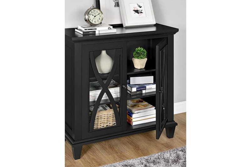 ELLINGTON Sideboard 80x38 cm Svart - Dorel Home - Förvaring - Förvaringsmöbler - Skänkar & sideboards