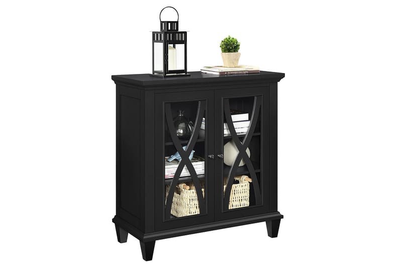 ELLINGTON Sideboard 80x38 cm Svart - Dorel Home - Förvaring - Förvaringsmöbler - Skänkar & sideboards