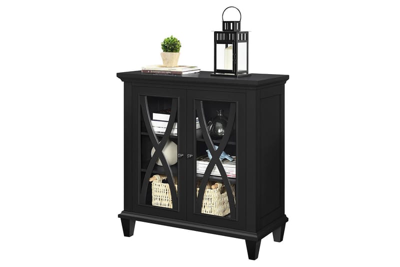 ELLINGTON Sideboard 80x38 cm Svart - Dorel Home - Förvaring - Förvaringsmöbler - Skänkar & sideboards