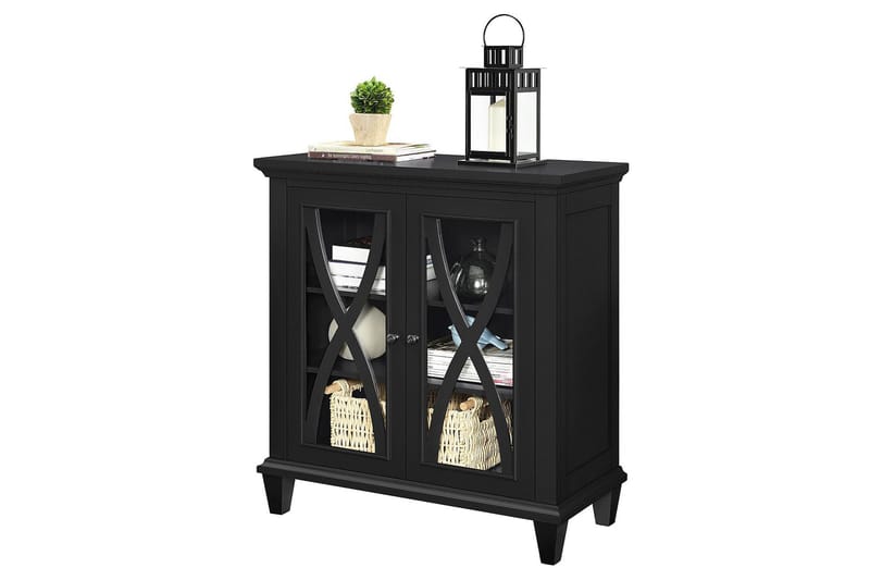 Ellington Skåp 80x38 cm Svart - Dorel Home - Förvaring - Förvaringsmöbler - Skänkar & sideboards