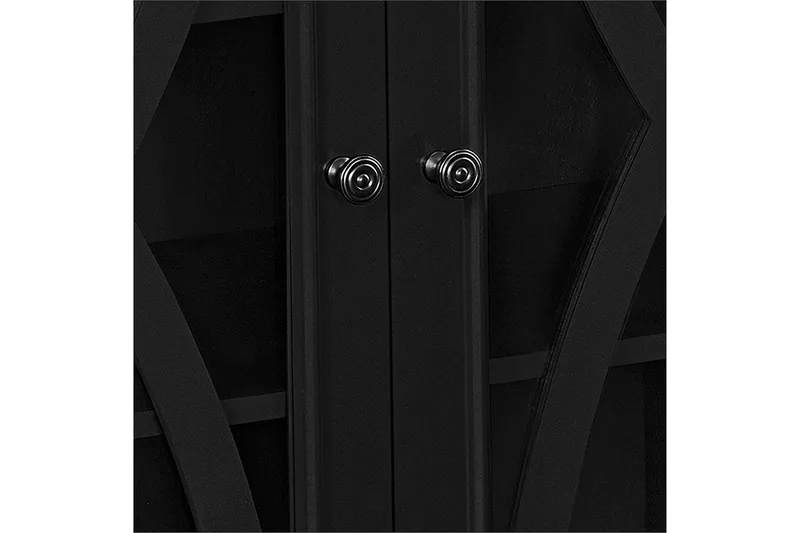 Ellington Skåp 80x38 cm Svart - Dorel Home - Förvaring - Förvaringsmöbler - Skänkar & sideboards