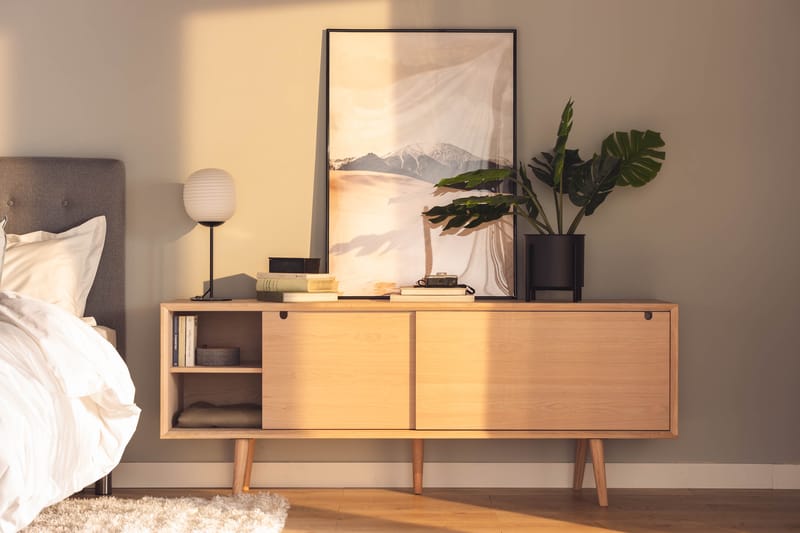ENZO Skänk 180 Ek - Förvaring - Förvaringsmöbler - Skänkar & sideboards