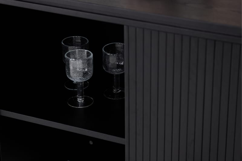 Fjällbacka Skänk 160x48 cm - Svart - Förvaring - Förvaringsmöbler - Skänkar & sideboards