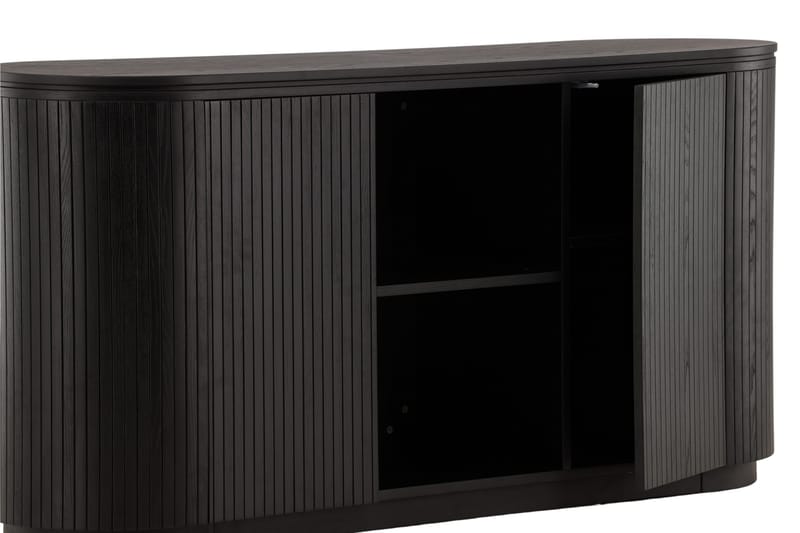 Fjällbacka Skänk 160x48 cm - Svart - Förvaring - Förvaringsmöbler - Skänkar & sideboards