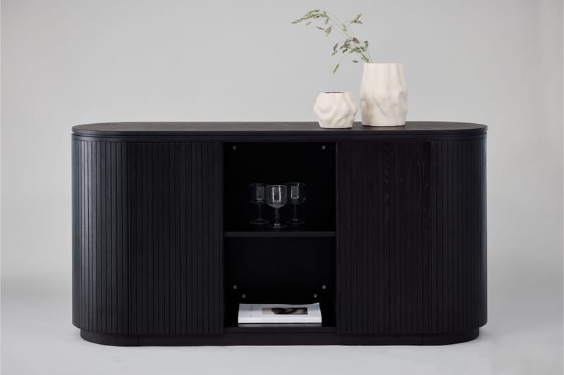 Fjällbacka Skänk 160x48 cm - Svart - Förvaring - Förvaringsmöbler - Skänkar & sideboards