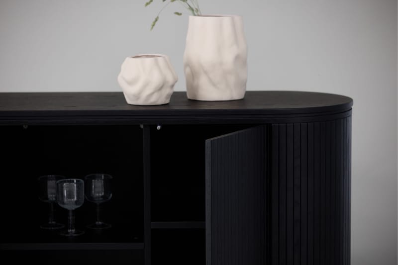 Fjällbacka Skänk 160x48 cm - Svart - Förvaring - Förvaringsmöbler - Skänkar & sideboards