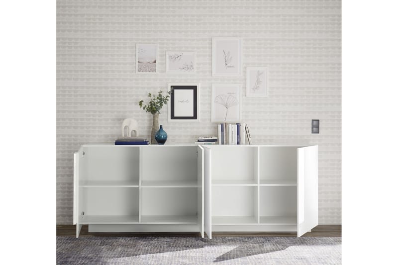 FREGA Sideboard 241 cm Vit - Skänkar & sideboards