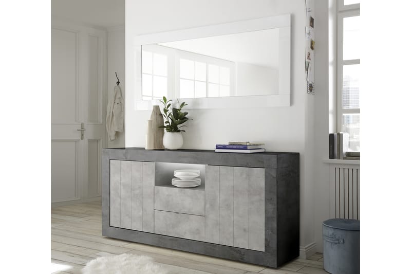 GADANA Skänk 184 Grå - Förvaring - Förvaringsmöbler - Skänkar & sideboards