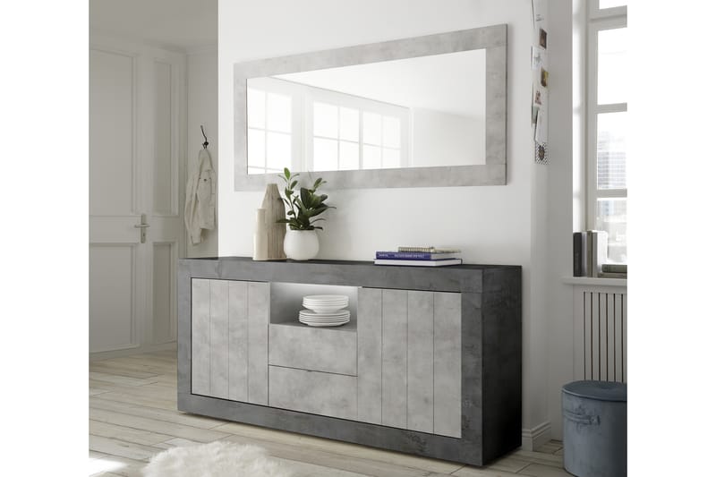GADANA Skänk 184 Grå - Förvaring - Förvaringsmöbler - Skänkar & sideboards