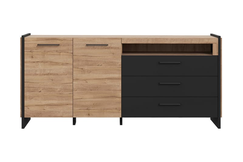 Gevgelija Sideboard 41x187 cm - Brun/Svart - Förvaring - Förvaringsmöbler - Skänkar & sideboards