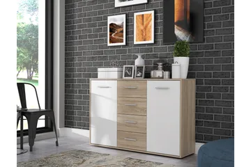 Haba Skänk 34x123 cm - Brun/Vit - Förvaring - Förvaringsmöbler - Skänkar & sideboards