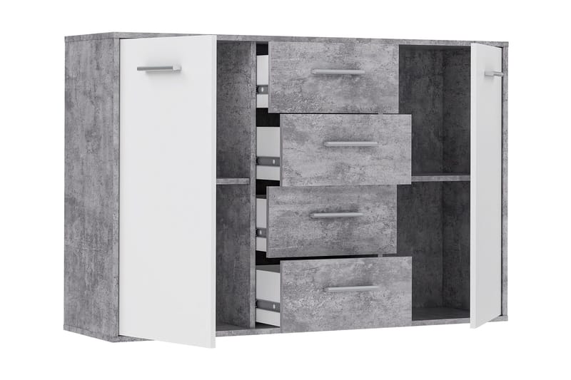 Haba Skänk 34x123 cm - Grå - Förvaring - Förvaringsmöbler - Skänkar & sideboards