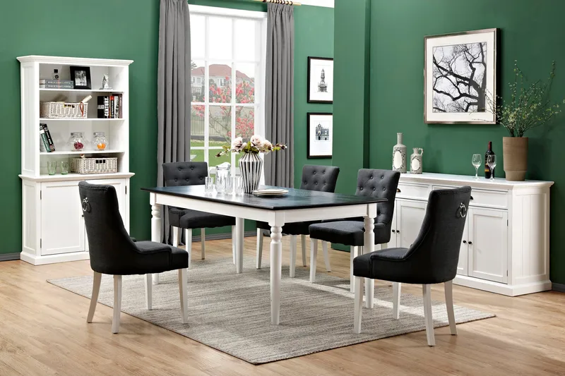 Hampton Lantlig Skänk med 2 Lådor + 4 Skåp - Vit - Förvaring - Förvaringsmöbler - Skänkar & sideboards