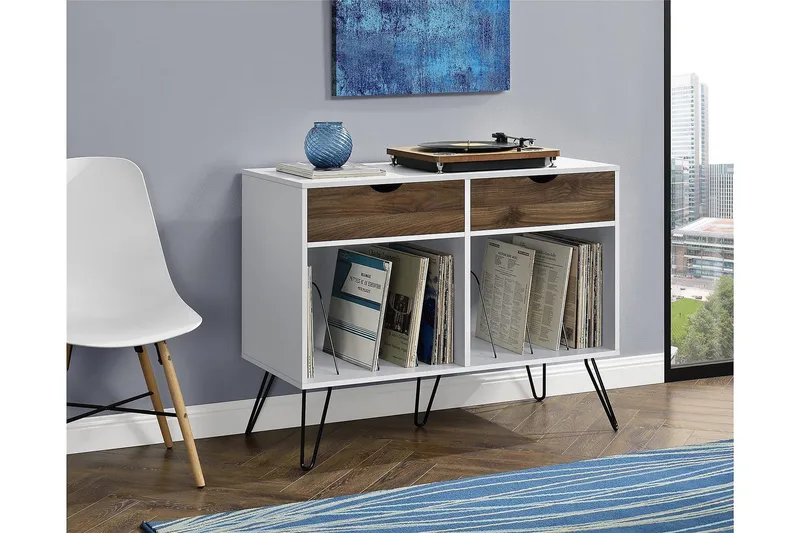 Harmony Förvaringsställ 101x46 cm Vit - Novogratz - Förvaring - Förvaringsmöbler - Skänkar & sideboards