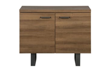 Harvley Skänk med 2 Dörrar i Trä med Metallben - Brun - Förvaring - Förvaringsmöbler - Skänkar & sideboards