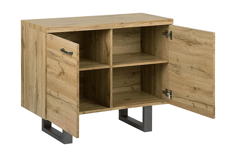 Harvley Skänk med 2 Dörrar - Trä/Natur - Förvaring - Förvaringsmöbler - Skänkar & sideboards