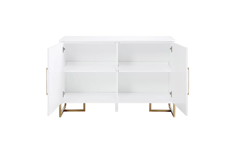 Herringbone Sideboard 122x48 cm Vit - CosmoLiving - Förvaring - Förvaringsmöbler - Skänkar & sideboards