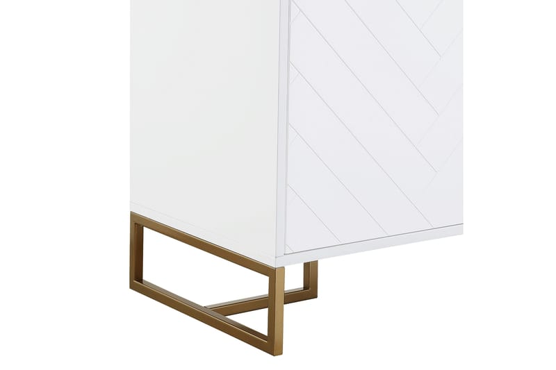 Herringbone Sideboard 122x48 cm Vit - Förvaring - Förvaringsmöbler - Skänkar & sideboards