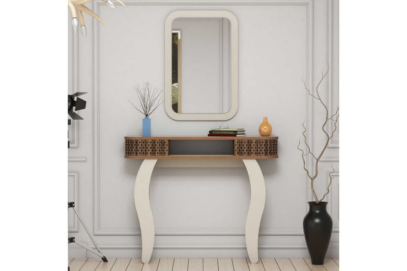 Hovdane Skänk 105 cm - Brun/Vit - Förvaring - Förvaringsmöbler - Skänkar & sideboards