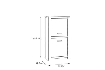 Hovencamp Skåp 42x77 cm - Brun - Förvaring - Förvaringsmöbler - Skänkar & sideboards