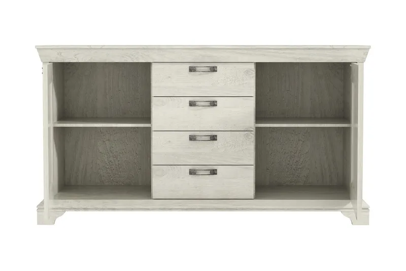 Hurlston Highboard 178 cm - Vit - Förvaring - Förvaringsmöbler - Skänkar & sideboards
