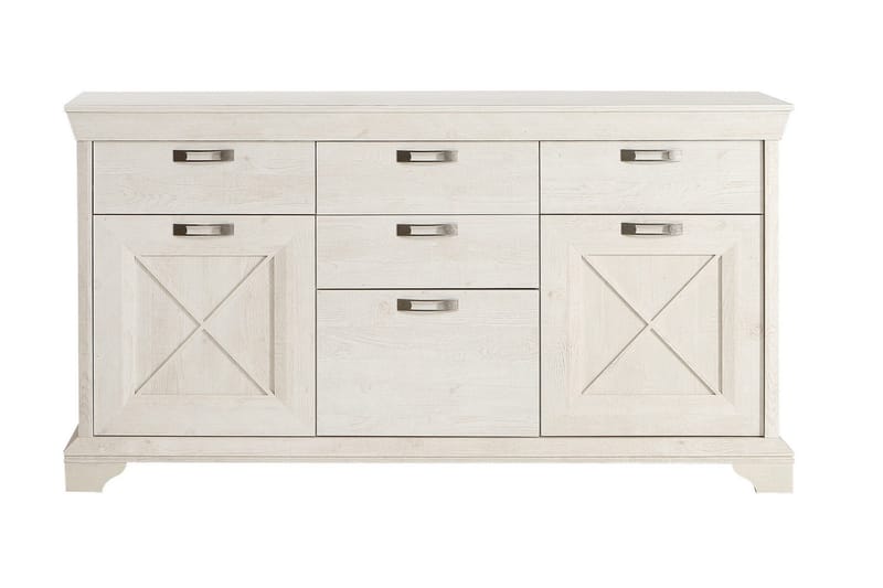 Hurlston Highboard 178 cm - Vit - Förvaring - Förvaringsmöbler - Skänkar & sideboards