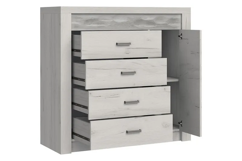 Indianapolis Skänk 109x42x104 cm - Mörk ask - Förvaring - Förvaringsmöbler - Skänkar & sideboards