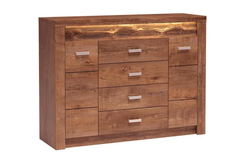 Indianapolis Skänk 137x42x104 cm - Beige|Brun - Förvaring - Förvaringsmöbler - Skänkar & sideboards