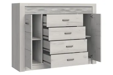 Indianapolis Skänk 137x42x104 cm - Beige/Brun - Förvaring - Förvaringsmöbler - Skänkar & sideboards