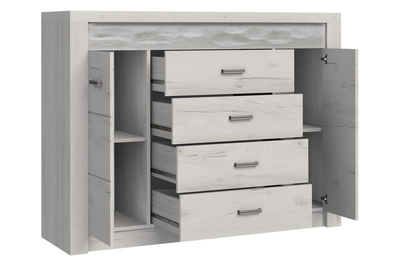 Indianapolis Skänk 137x42x104 cm - Brun - Förvaring - Förvaringsmöbler - Skänkar & sideboards