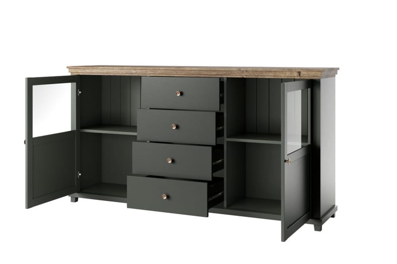 Ivreri Sideboard 42x181 cm - Khaki/Natur - Förvaring - Förvaringsmöbler - Skänkar & sideboards