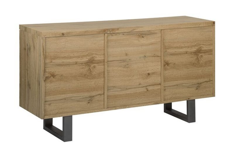 JENIVA Skänk med 3 Dörrar Trä/Natur - Förvaring - Förvaringsmöbler - Skänkar & sideboards