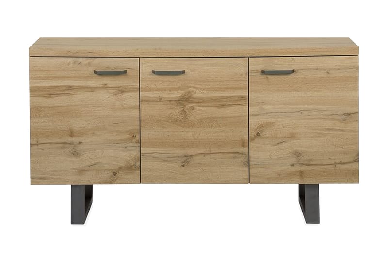 JENIVA Skänk med 3 Dörrar Trä/Natur - Förvaring - Förvaringsmöbler - Skänkar & sideboards