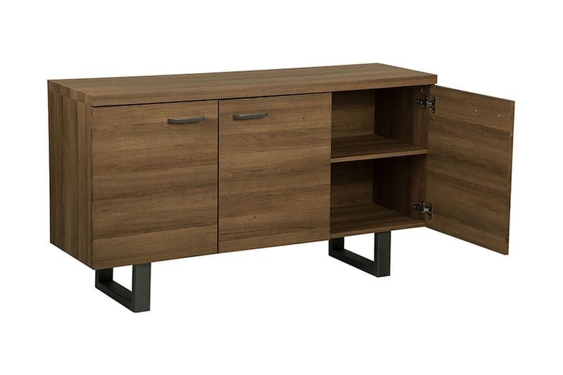 JENIVA Skänk med 3 Dörrar Trä/Natur - Förvaring - Förvaringsmöbler - Skänkar & sideboards