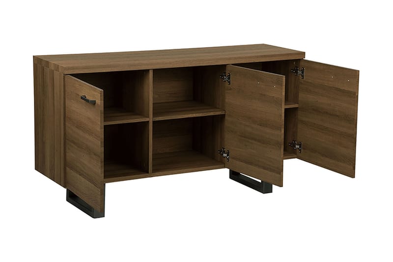 JENIVA Skänk med 3 Dörrar Trä/Natur - Förvaring - Förvaringsmöbler - Skänkar & sideboards
