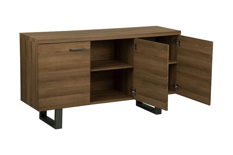 JENIVA Skänk med 3 Dörrar Trä/Natur - Förvaring - Förvaringsmöbler - Skänkar & sideboards