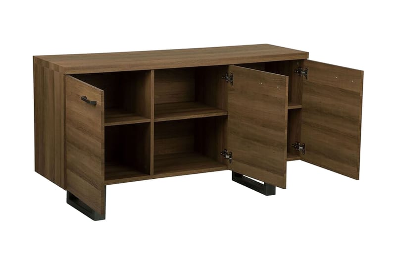 JENIVA Skänk med 3 Dörrar Trä/Natur - Förvaring - Förvaringsmöbler - Skänkar & sideboards