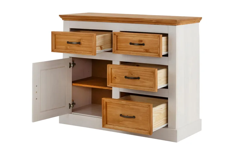 Jools Skänk 100 cm - Vit - Förvaring - Förvaringsmöbler - Skänkar & sideboards