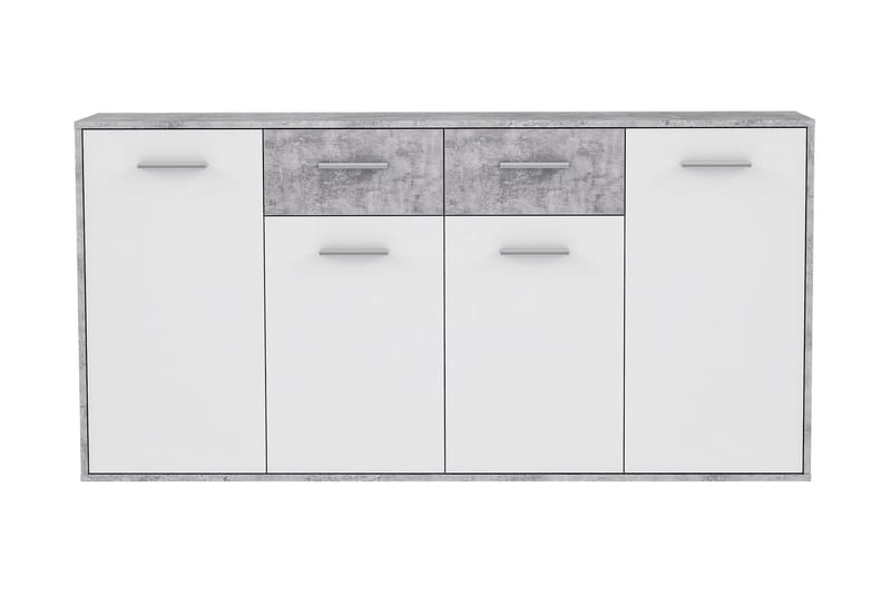 JUNAH Skänk 34x162 cm Vit - Grå - Förvaring - Förvaringsmöbler - Skänkar & sideboards