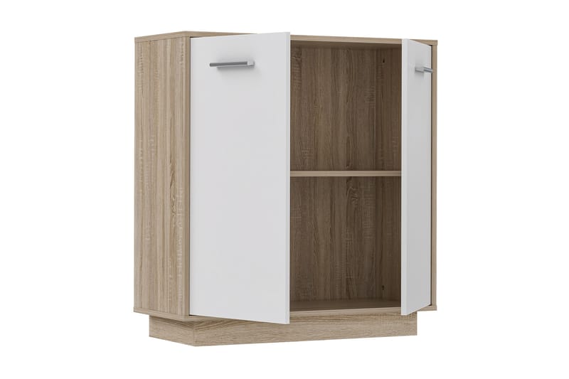 JUNAH Skänk 34x83 cm Brun/Vit - Förvaring - Förvaringsmöbler - Skänkar & sideboards