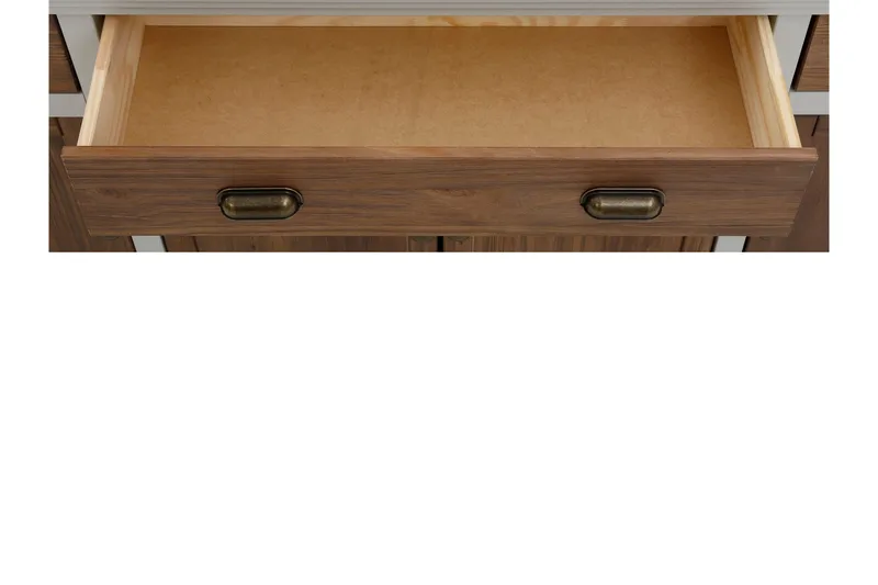 Kagami Skänk 175x38 cm - Grå/Brun - Förvaring - Förvaringsmöbler - Skänkar & sideboards