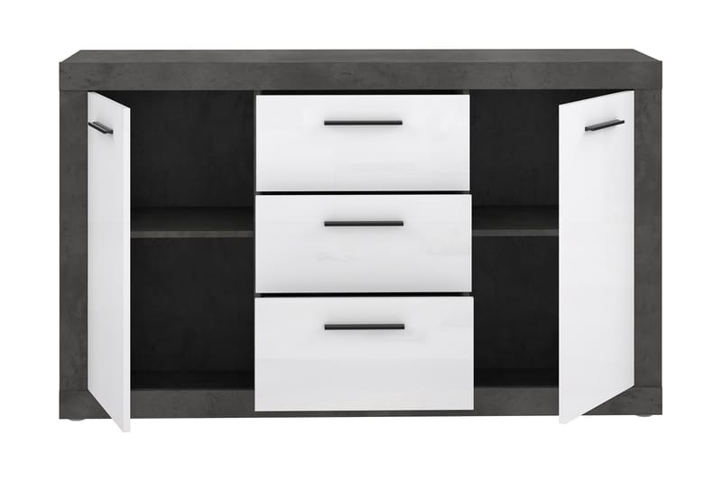 KALOYAN Tv-bänk 193 cm Grå/Vit - Förvaring - Förvaringsmöbler - Skänkar & sideboards