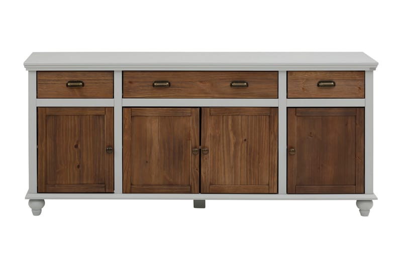 KANSAL Skänk 175x38 cm Grå/Brun - Skänkar & sideboards