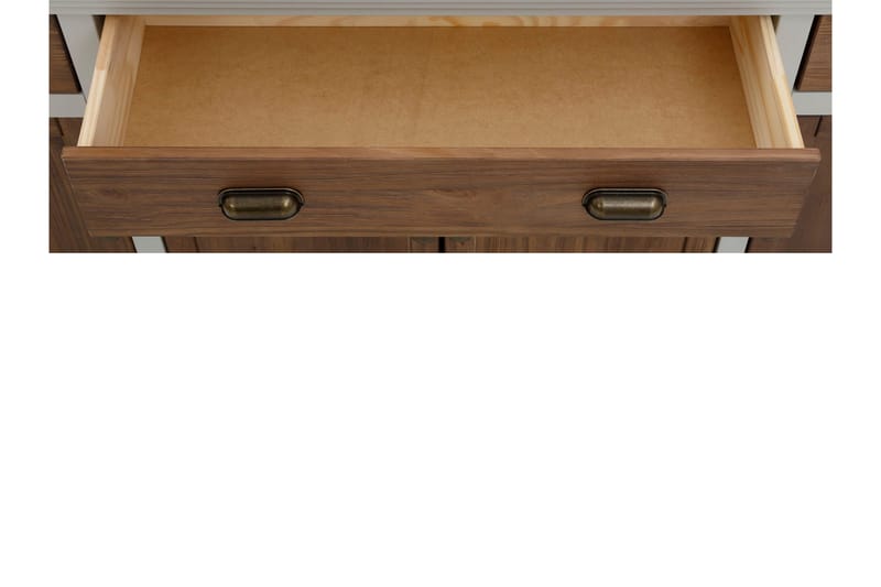 KANSAL Skänk 175x38 cm Grå/Brun - Förvaring - Förvaringsmöbler - Skänkar & sideboards