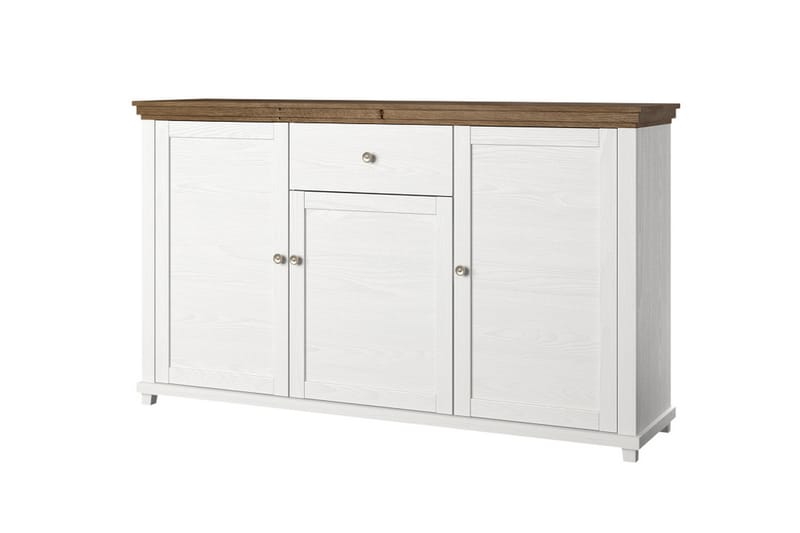 KENSTONE Sideboard 42x160 cm  Vit/Natur - Skänkar & sideboards