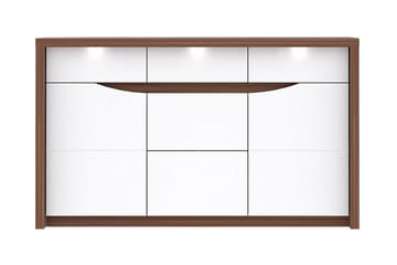 Keoisha Skänk 142x84 cm - Brun/Vit - Förvaring - Förvaringsmöbler - Skänkar & sideboards