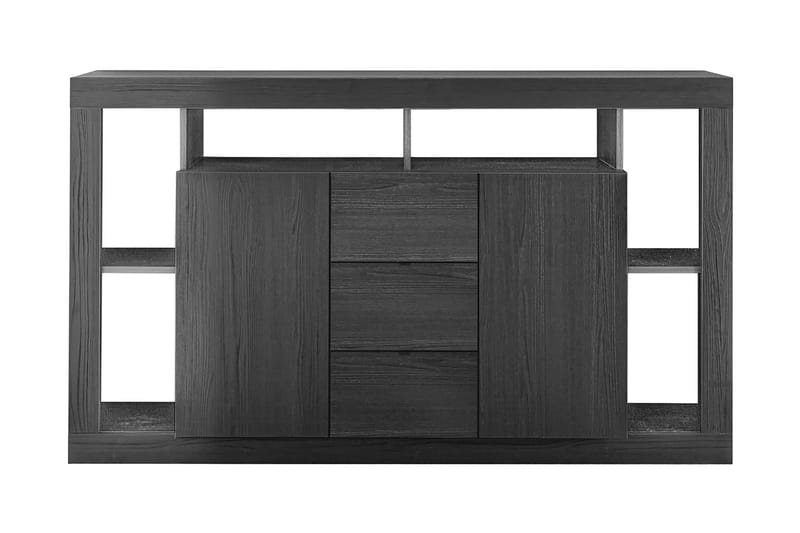 KNIPTON Sideboard 134x102x42 cm Svart - Skänkar & sideboards