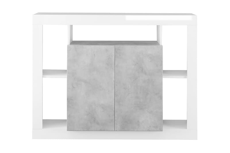 KNIPTON Sideboard 42x134x102 cm Vit/Grå - Förvaring - Förvaringsmöbler - Skänkar & sideboards